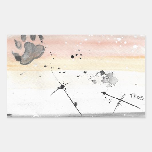 TROS Gay Bear Pride Flag Aufkleber (Vorderseite)