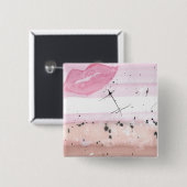 TROS Lipstick Lesbische Taste Button (Vorne & Hinten)