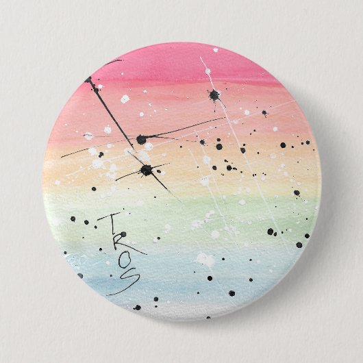 TROS Rainbow LGBT Pride Button (Größe auswählen) (Vorderseite)