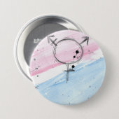 TROS Transgender-Stolz-Knopf (wählen Sie Größe) Button (Vorne & Hinten)