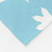 Trost auf dem Rücken: Personalisierter Dinosaurier Fleecedecke (Ecke)