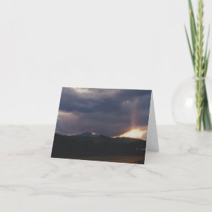 Trost in den Wolken Grußkarte Karte