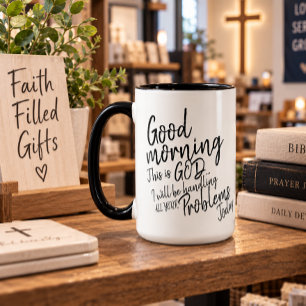 Trost Spendet Tägliche Morgenroutine-Geschenk Tasse