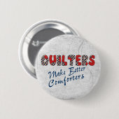 Trost von Quilters Button (Vorne & Hinten)