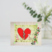 Trösten Postkarte (Stehend Vorderseite)