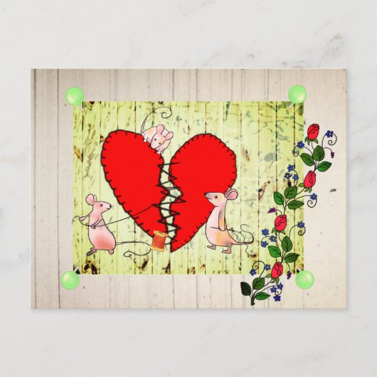 Trösten Postkarte (Vorderseite)