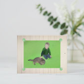 Trösten Postkarte (Stehend Vorderseite)