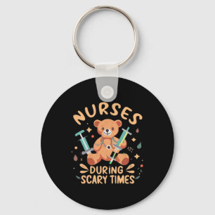 tröstende Krankenschwestern mit Teddy Bears und Nu Schlüsselanhänger