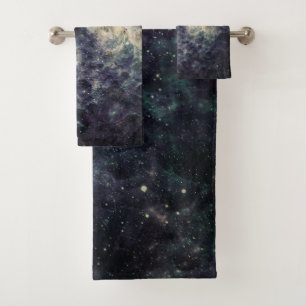 Trostloser Galaxie-Space-Rock Badhandtuch Set