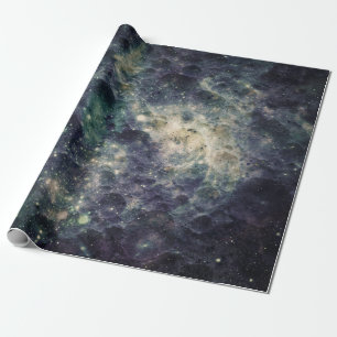 Trostloser Galaxie-Space-Rock-Birthday-Party Geschenkpapier
