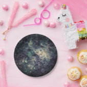 Trostloser Galaxie-Space-Rock-Birthday-Party Pappteller (Party)