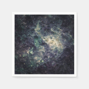 Trostloser Galaxy-Space-Rock-Birthday Serviette