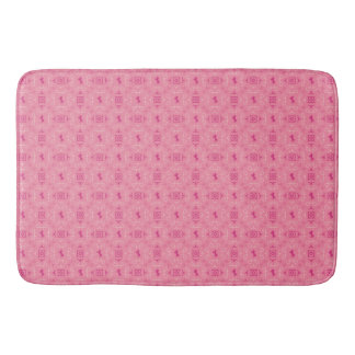 Trostloser rosa Badezimmerteppich Cowgirl-Bandana Badematte