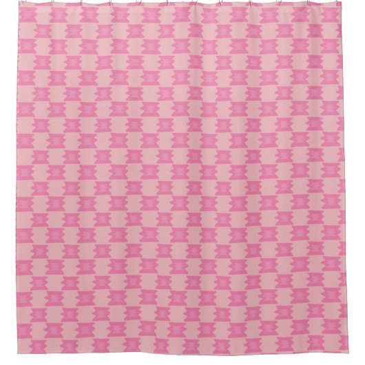 Trostloser Rosa Duschvorhang Südwestlich Western (Vorderseite)