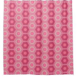Trostloser rosa Duschvorhang Y2K Bold Floral Weste