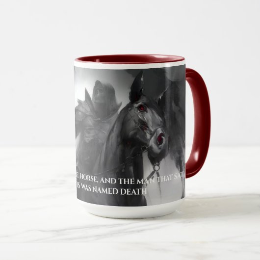 trostloser Sensenmann Tasse (VorderseiteRechts)