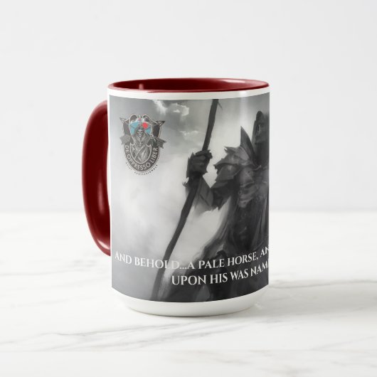 trostloser Sensenmann Tasse (Vorderseite Links)