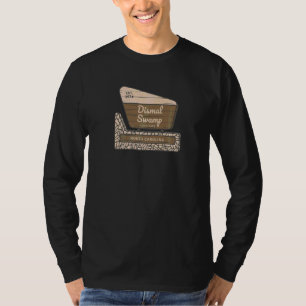Trostloser Sumpf Nc heruntergekommenes Schild Park T-Shirt