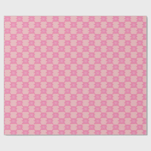 Trostloses Rosa Wild-West-Decke Muster Soft Boho Geschenkpapier