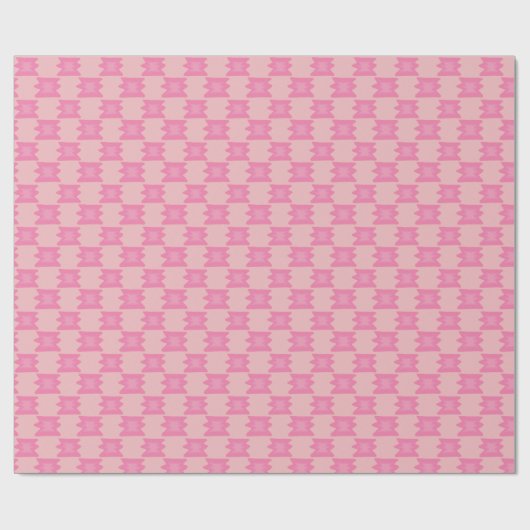 Trostloses Rosa Wild-West-Decke Muster Soft Boho Geschenkpapier (Flach)