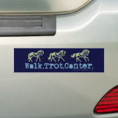Trot Canter Pferde zu Fuß Autoaufkleber (Auf Auto)
