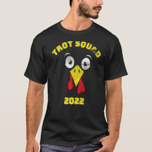 Trot Squad 2022 Retro Türkei Gesicht Erntedank Run T-Shirt