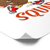 Trot Squad Shirt Erntedank Türkei Trot Kostüm Poster (Ecke)