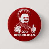 Trotsky Abstimmungs-Republikaner-Knopf Button (Vorderseite)