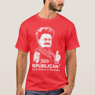 Trotsky Abstimmungs-Republikaner-Shirt T-Shirt