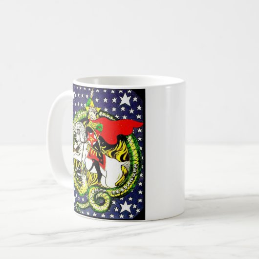 Trotsky, welches die Reaktionärdrache-Tasse tötet Kaffeetasse (Vorderseite Links)