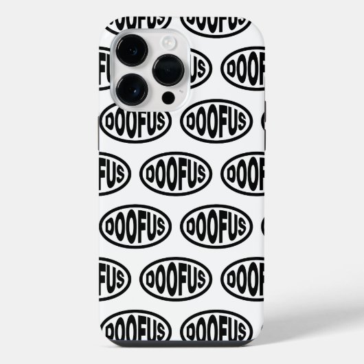 Trottel iPhone Hülle (Rückseite)