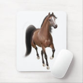Trottenarabisches Pferd Mousepad (Mit Mouse)