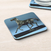 Trottenpferd (Bronze) Untersetzer (Linke Seite)