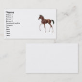 Trotting Fohlen-Visitenkarte Visitenkarte (Vorne/Hinten)