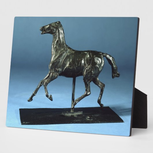 Trotting Horse (Bronze) Fotoplatte (Seite)