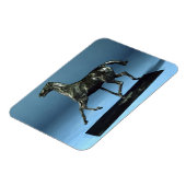 Trotting Horse (Bronze) Magnet (Linke Seite)