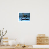 Trotting Horse (Bronze) Poster (Küche)