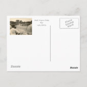 Trotting-Rennen, West Virginia Staat Fair Postkarte (Rückseite)