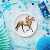 Trotting Thoroughbred-Rennpferd-Papier-Teller Pappteller (Party)