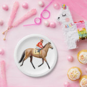 Trotting Thoroughbred-Rennpferd-Papier-Teller Pappteller (Party)