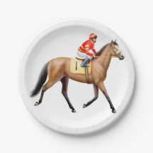 Trotting Thoroughbred-Rennpferd-Papier-Teller