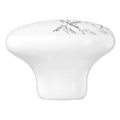 Trottoire-Skizze Keramikknauf (Seitenansicht)