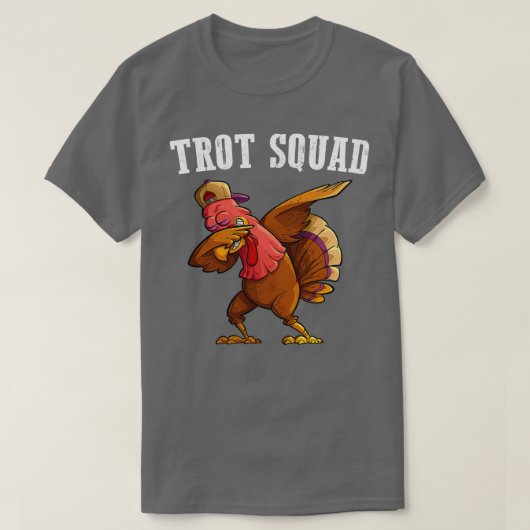 TrottSquad Türkei Funny Erntedank Running Costu T-Shirt (Design vorne)