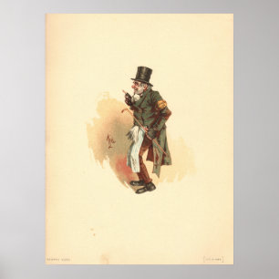 Trotty Veck von Kyd - Charles Dickens' The Chimes Poster