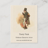 Trotty Veck von Kyd - Charles Dickens' The Chimes Visitenkarte (Vorderseite)