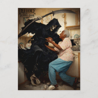 Trotz am Tor des Todes - Luce Postkarte