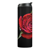 Trotz der Odds Rote Rose tumbler Thermosbecher (Nach links gedreht)