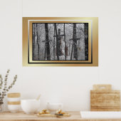 Trotz Eis und Nebel Poster (Küche)