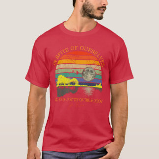 Trotz uns selbst werden wir uns im Regenbogen nied T-Shirt