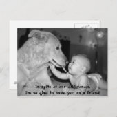 Trotz unserer Unterschiede bin ich so gl... Postkarte (Vorne/Hinten)